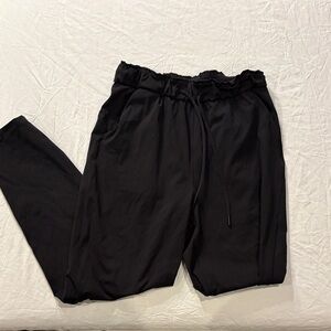 lululemon athletica Black High-Waist Relaxed Joggers